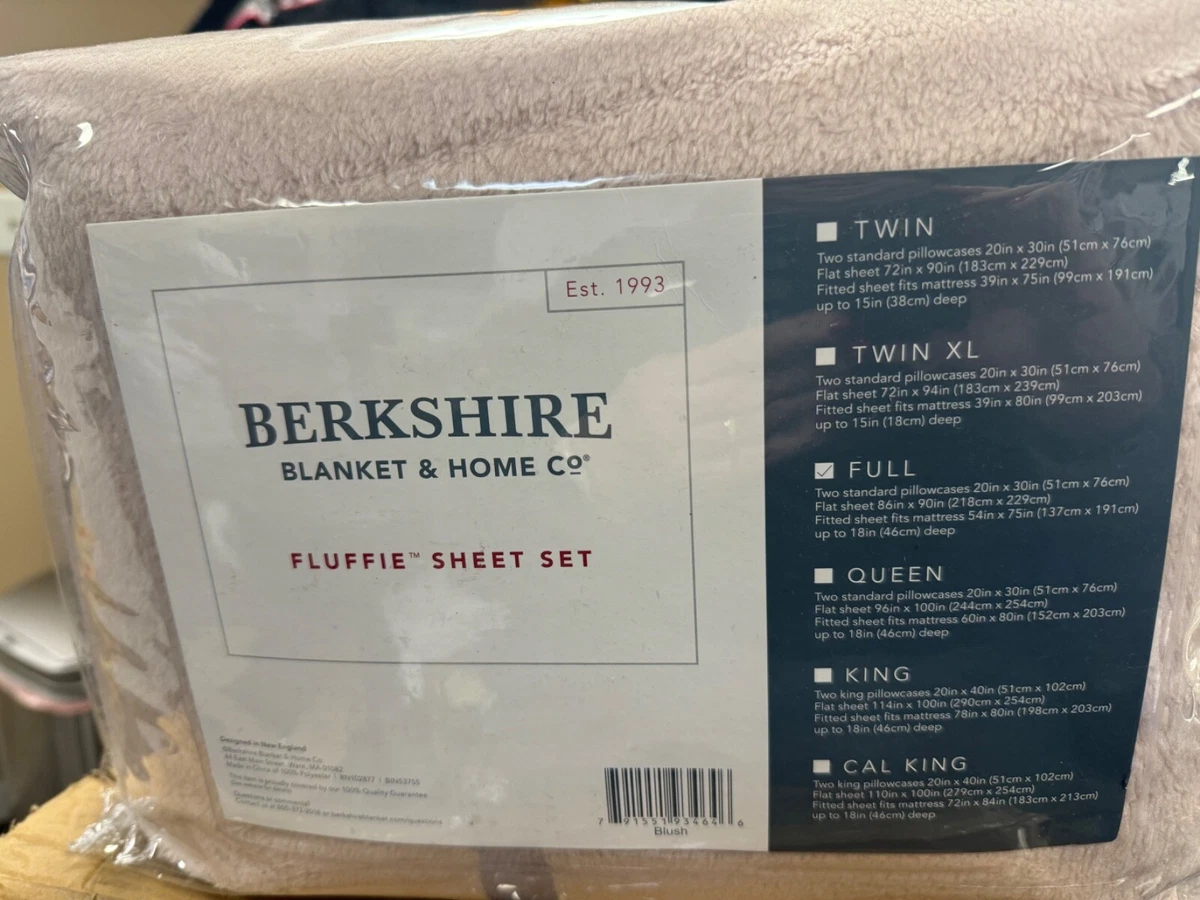 Berkshire blanket fluffie sheet set sale