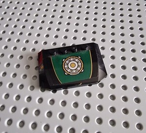 LEGO Auto Dach Motorhaube Beklebt Sticker schwarz black Wedge 4x6x2/3 52031 A050