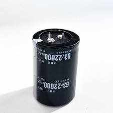 2 Pins 22000uF 22000mfd 63V 35mm*50mm Electrolytic Capacitor For Audio
