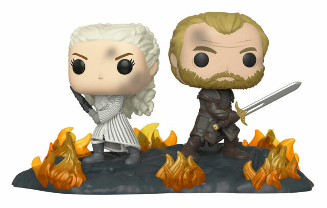 Funko Pop! Moments: Game of Thrones - Daenerys and Jorah Vinyl Figure for sale online