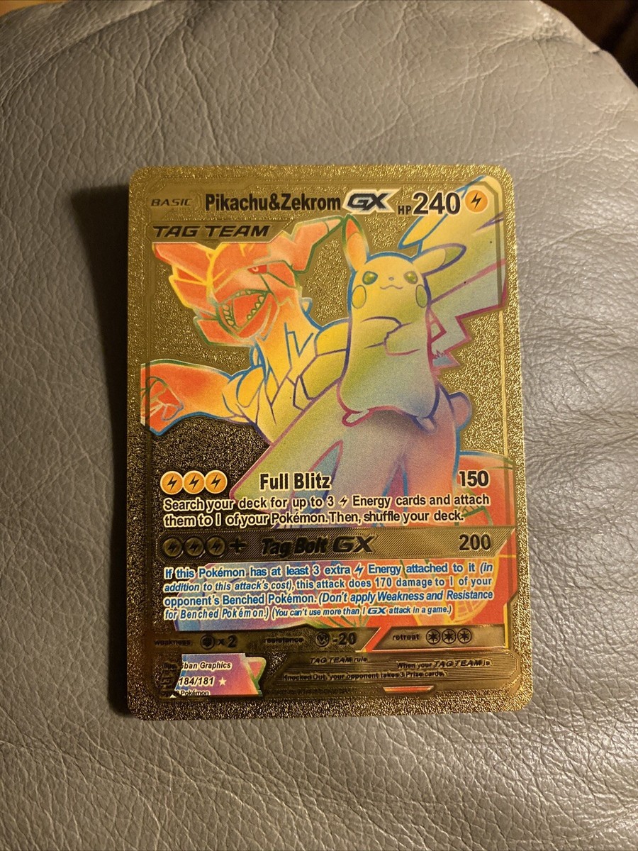 ポケモンカードゲーム Pikachu&Zekrom GX 240 HP TAG TEAM UR Pikachu&Zekrom GX 240 HP TAG TEAM UR - メルカリ