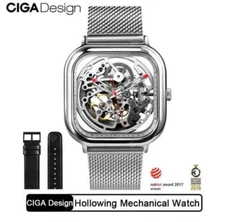 Large CIGA DESIGN Automatic Mechanical Red Dot Award Model analog watch men