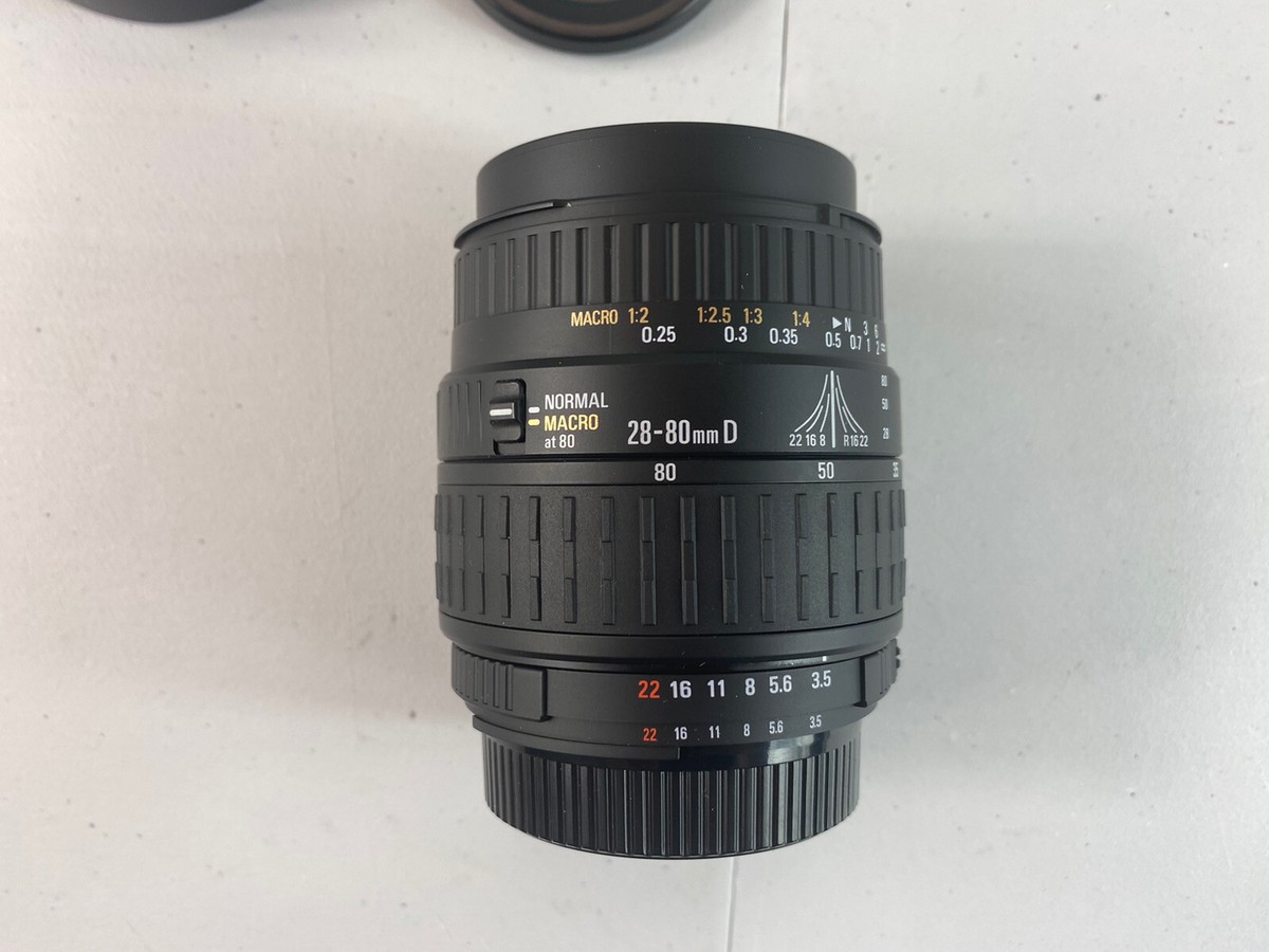 Nikon F60 SIGMA 28-80mm F3.5-5.6Ⅱ MACRO Sigma 28-80mm f3.5-5.6 II Zoom Macro Aspherical - Lens