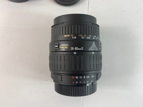 Sigma Zoom 28-80mm F3.5-5.6 II Macro Asperhical Nikon F Mt - Picture 2 of 7