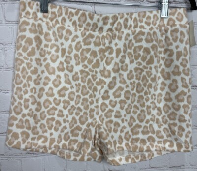 NWT Colsie Lounge Comfort Shorts Womens Large Soft Fleece Elastic Waist New
