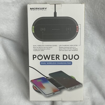 Merkury Dual Wireless Charging Pad (Power Duo)