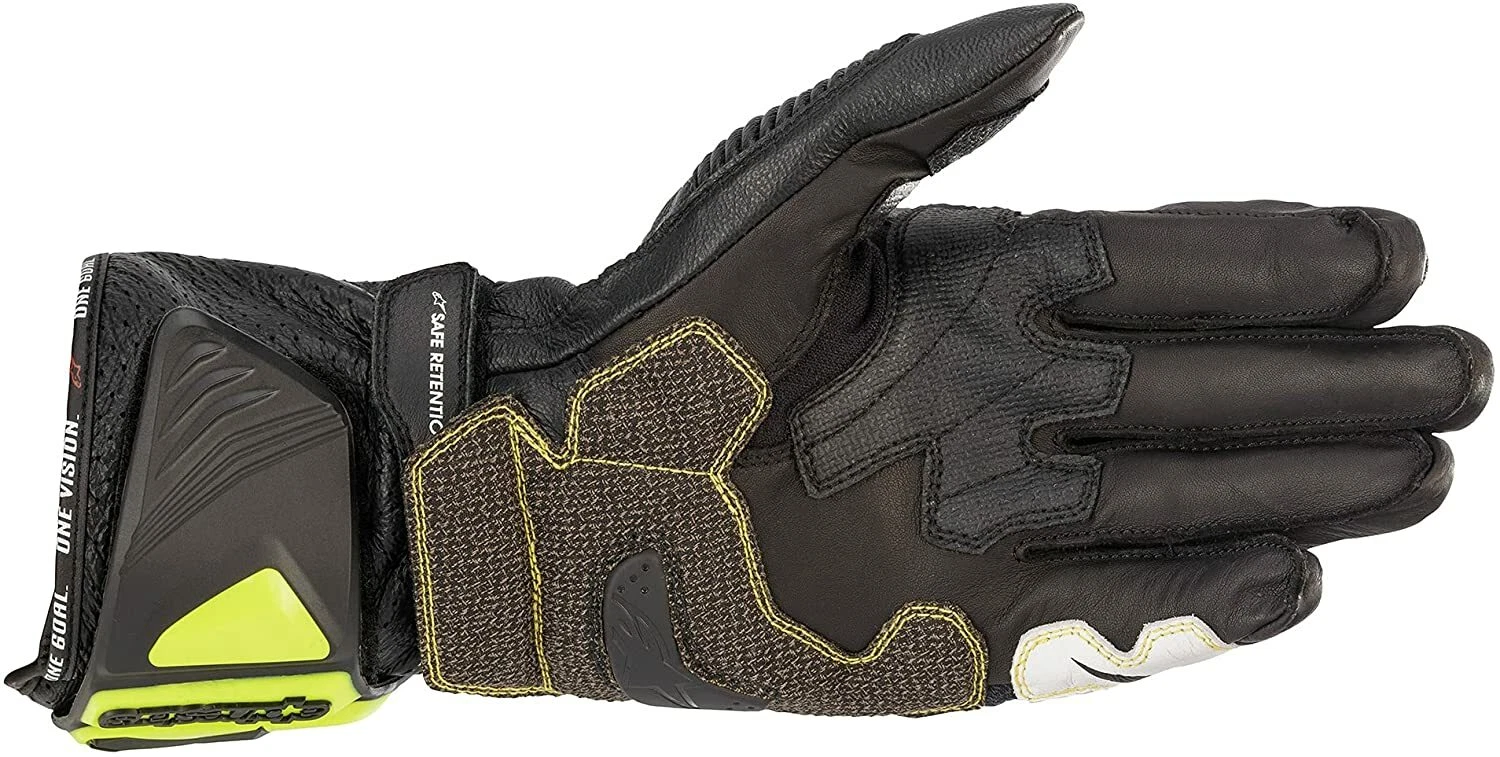 Guantes Alpinestars GP Tech V2 Negro Amarillo fluo image_2