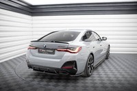 Heck Ansatz Flaps Diffusor V.2 FüR BMW M440I Gran Coupe G26 Schwarz HeckschüRze