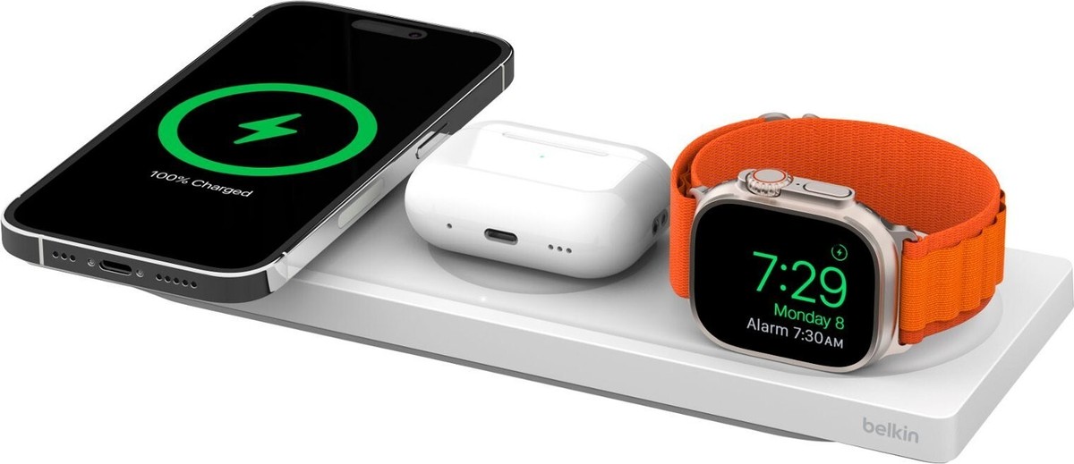 Brand New Belkin Boost Charge Pro 3-in-1 Wireless Charging