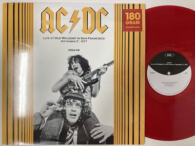 AC/DC - Live At Old Waldorf in San Francisco September 3, 1977 LP (RARE Import)