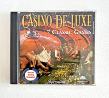 Casino De Luxe 7 Classic Games On-Line Gaming Strategies PC CD ROM Windows 3.1