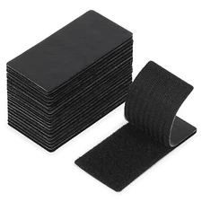 20 pcs 2”x4” Hook and Loop Fastener Strips with Adhesive for Home Office