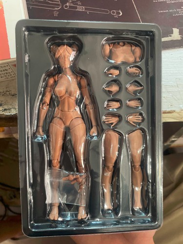 Figura de acción muñeca Romankey X COWL escala 1/12 articulación flexible cuerpo femenino niña 6" - Imagen 22 de 54