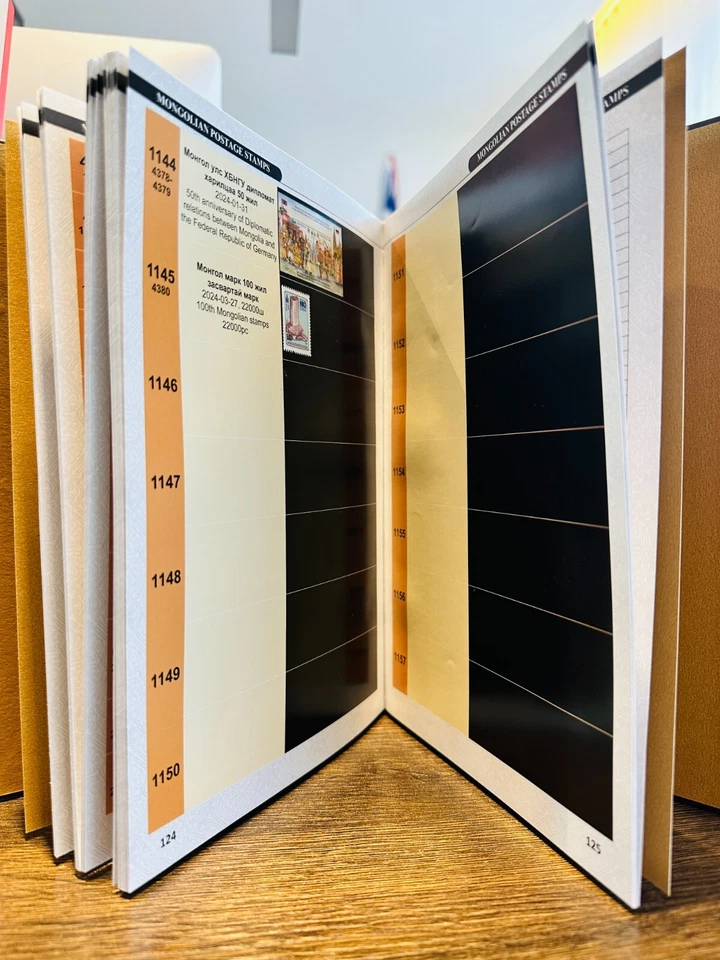 Manual/catálogo de estampillas de Mongolia 1924 - 2024 sellos imperfectos y perforados Foto 2 de 4