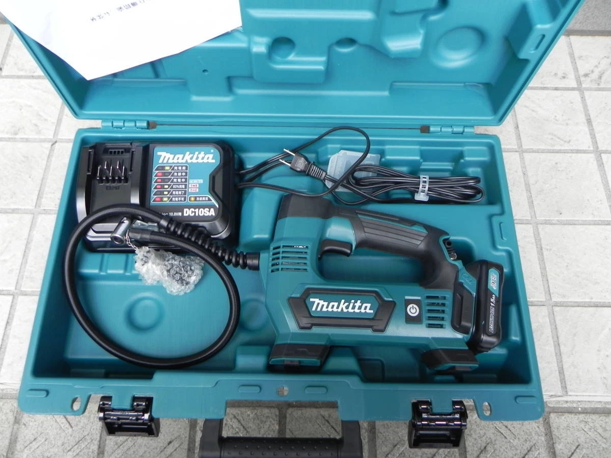 Compresor De Aire Portátil Para Baterías Makita 18V - 9 Litros, 7.5 Bares, Sin Escobillas Y Silencioso
