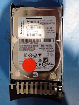 IBM 42D0753 ST9500620NS 500GB 7200RPM 6GBPS 2.5'' SATA HDD Internal Hard Drive