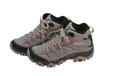 Merrell Moab 3 Mid WP Shoes Womens Size 7 Gray Pink Hiking Sneakers J037214