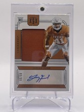 2024 Panini National Treasures - College Signatures Jaylan Ford #09/99 AU,MEM,RC