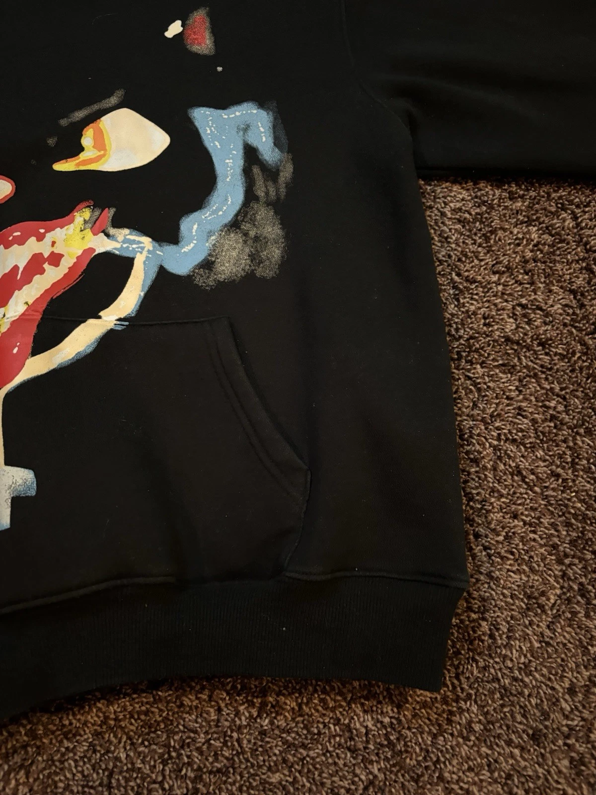 Felpa con cappuccio Authentic Destroy Lonely No Stylist Tour Alyx nera taglia S rara gatto