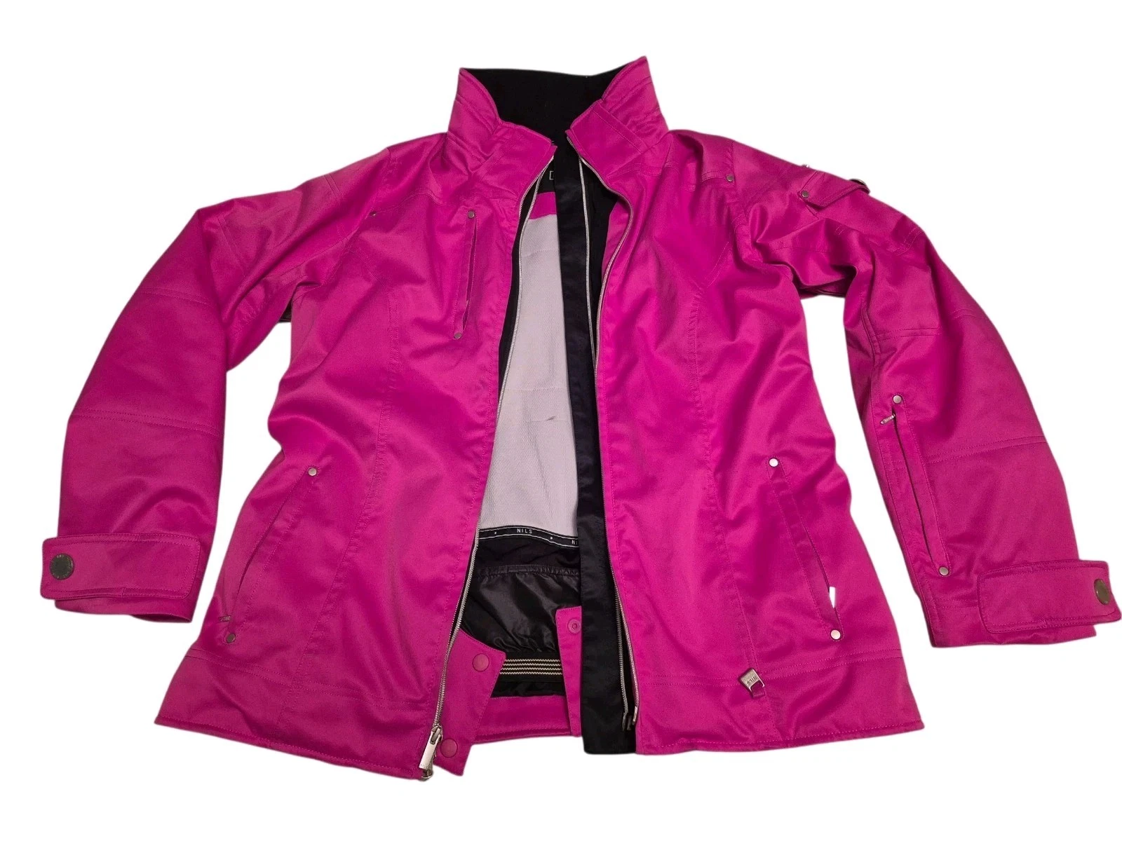 Nils Daphne Hot Pink Full Zip Ski Snow Winter Coat Jacket Parka Size 12