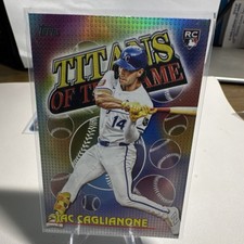 Topps Series 1 Titans of the Game Jac Caglianone TOG-12 Rookie Insert Royals