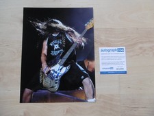 Robert Trujillo "Metallica" signed 8x11 inch photo autograph ACOA