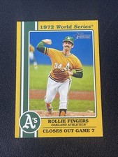 2021 Heritage High # 1972 World Series Highlights Rollie Fingers