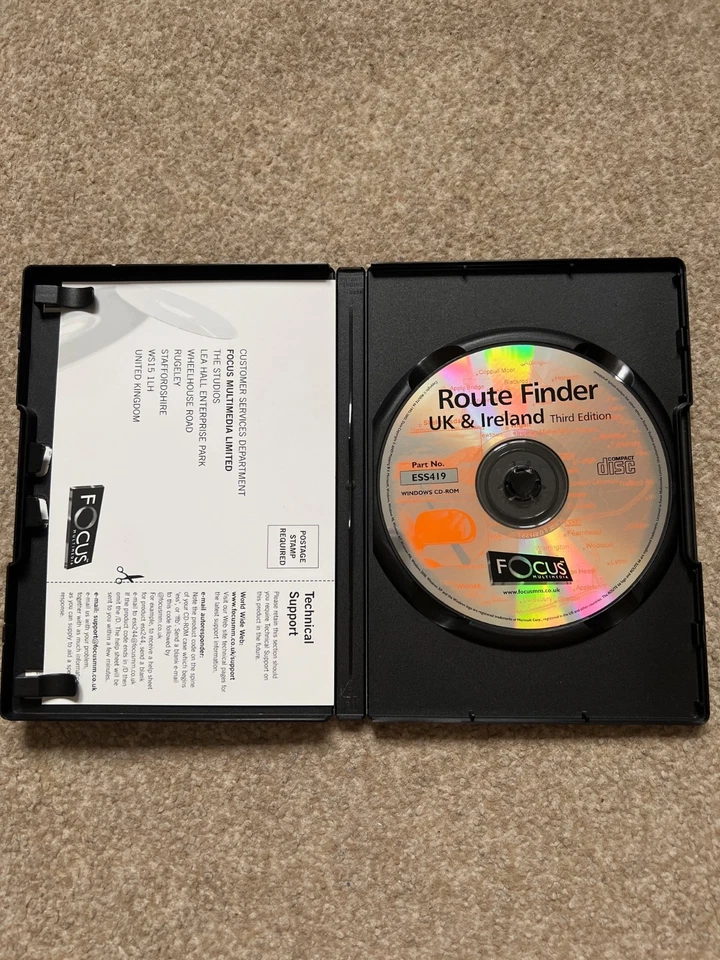 Route Finder United Kingdom & Ireland - Third Edition PC CD Travel Planner - Image 2 of 3