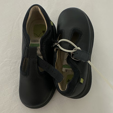 Stride Rite SRTech Girls Navy Leather Mary Ja...