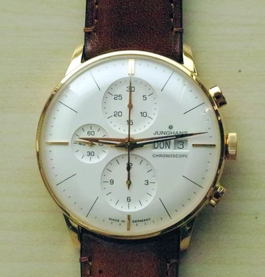 JUNGHANS Meister Chronoscope PVD Ref. 27/7620.02  NEU FULL SET - Bild 1 von 4