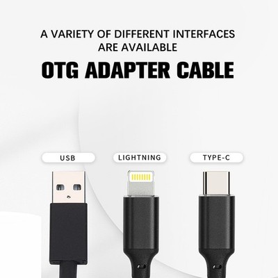 Multi-Function Adapter Cable TYPE-C USB Wire Control for Apple Android Computers