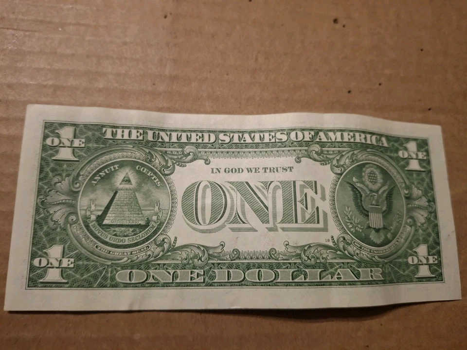 Washington $1.00 DOLLAR BILL Birthday Note May 9 1935 (59193535) - Image 4 of 4