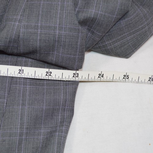 Skopes Grey Purple Check Wool Blend Suit Jacket Blazer Classic Fit Size 44R - Picture 13 of 16