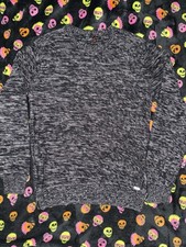 G by Guess men's knit sweater charcoal grey size M EXCELLENT USED CONDITION
