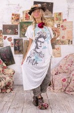 Vestido Jersey Algodón Magnolia Pearl ❤️The Remedy Frida Kahlo Talla Única Nuevo con Etiquetas