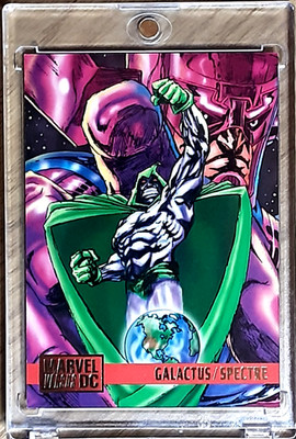 1995 DC VS Marvel Card 79 GALACTUS VS SPECTRE.