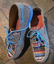 Twisted X Eco TWX Driving Moccasins-Moc Toe Slip Resistant Women's Sz 10 M Aztec