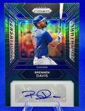 2024 Panini Prizm - Sensational Signatures Brennen Davis #SS-BD Green Prizm Cubs
