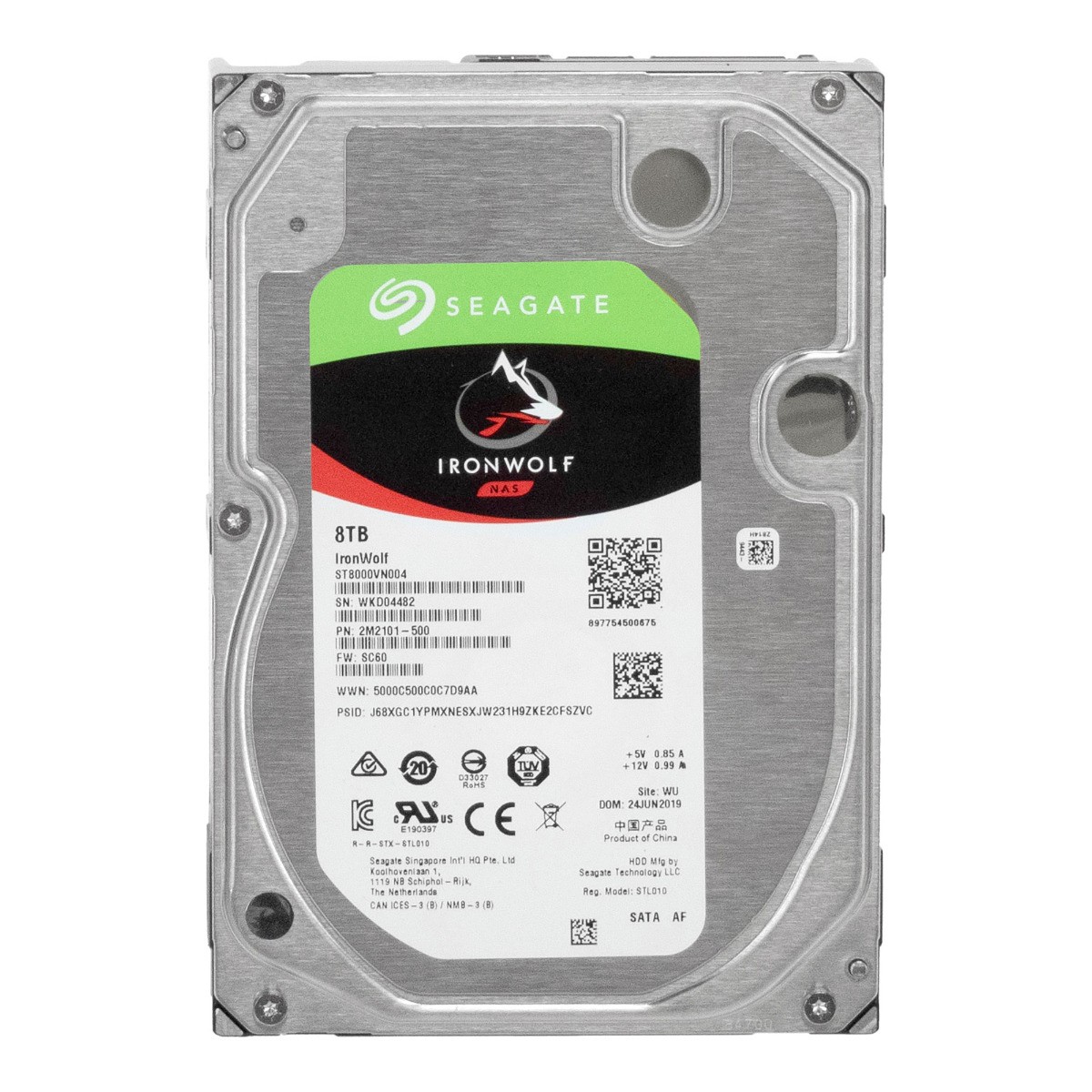Hard Drive Seagate Ironwolf ST8000VN004 8TB SATA III 7.2K 256MB