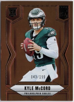 2025 Donruss Elite #171 Kyle McCord Orange #/199 RC Rookie