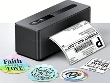 300DPI Bluetooth Thermal Shipping Label Printer 4x6 Label for Small Business