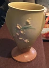Vintage 1930s Roseville Yellow Butterscotch  Ixia Vase 854-7