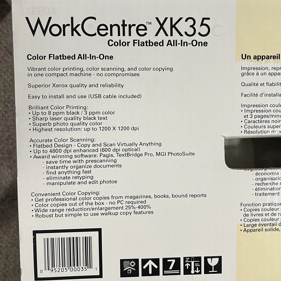 Vintage Xerox WorkCentre XK35c Color Flatbed All-In-One USB Printer Scanner - Image 2 of 4
