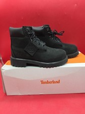 Timberland Premium 6'' Waterproof Youth Boots - US 13Y, Black Nubuck 10073009 