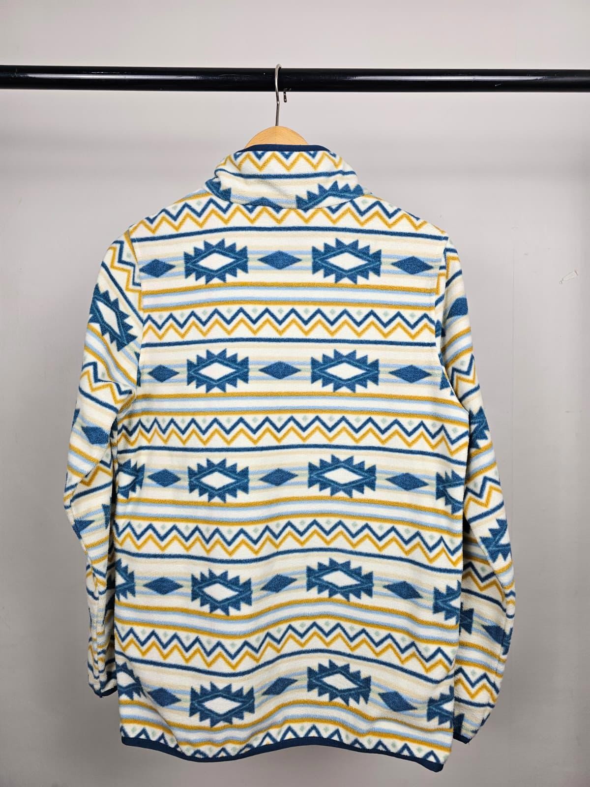 Passenger Womens Pullover Snap Button Aztec Fleec… - image 7