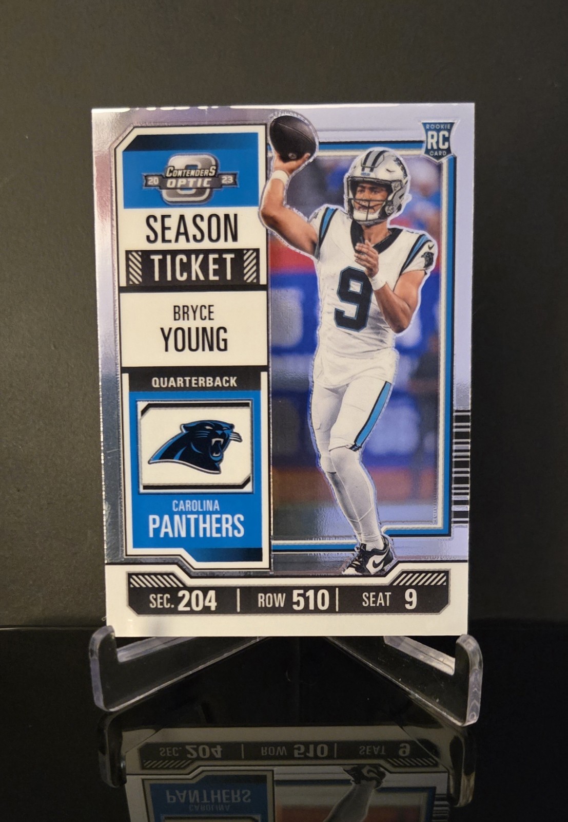 BRYCE YOUNG RC 🔥 2023 Panini Contenders Optic Season Ticket Rookie Card No. 7