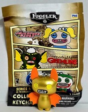 Fuggler Collectible Keychains Series 4 Ultra Rare Glittery Gold Winged Bat