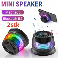 2stk Magnetischer RGB-Bluetooth-Lautsprecher ...