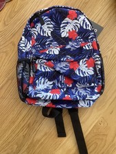 STYLISH LADIES BACKPACK FROM METRO,TROPICAL  FLOWER PATTERN NEW WITH TAGS