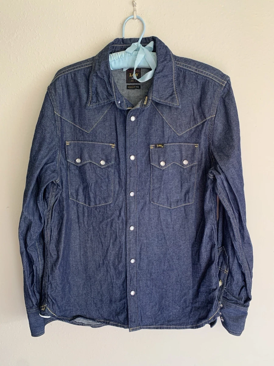 Lee Denim Casual Button-Down Shirts for Men for sale | eBay